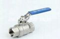 Two-piece high plessure ball valve 1