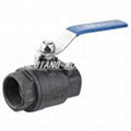 Two-piece high plessure ball valve 2