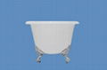 Double Roll Top Clawfoot Bath 4