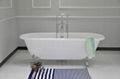 Double Roll Top Clawfoot Bath