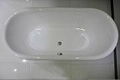 Double Roll Top Clawfoot Bath polished 3