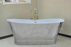 Freestanding Cast Iron Tubs with Mirror Skirt 