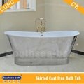 Freestanding Cast Iron Tubs with Mirror Skirt  2