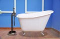 Deep Single Slipper Cast Iron Bath Tub