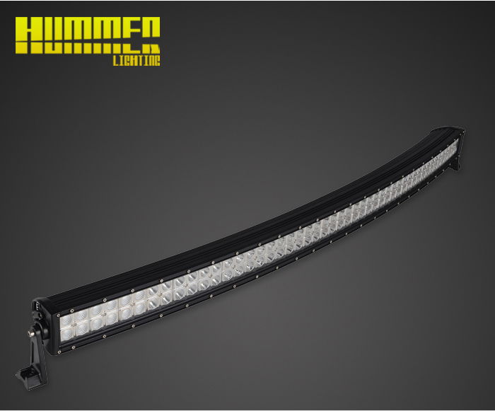 Led curved light bar 55inch 312W off road led Auto driving light bar            