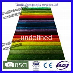 100% polyester shaggy carpets made in china