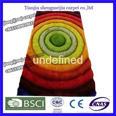 100% polyester shaggy carpets made in china 2