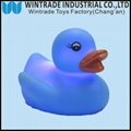 led plastic baby rebber bath toys duck   2