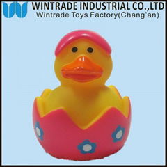 led rubber baby bath toys duck  