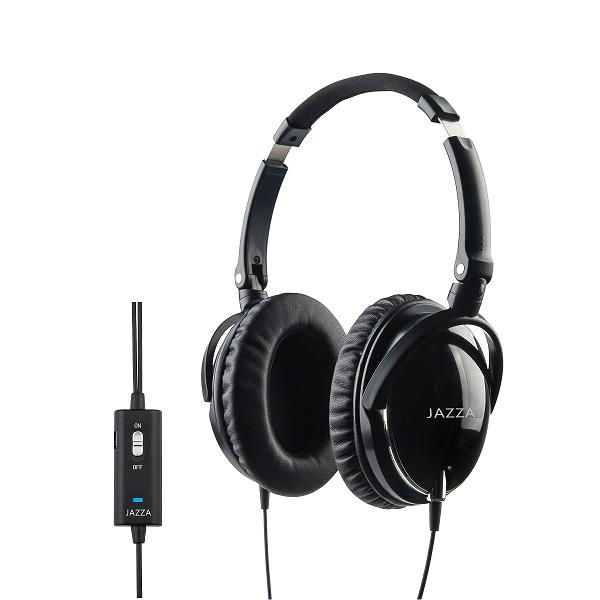 JAZZA Wired Headband Gaming 85% Noise Reduction Headphone Black ANC J1 2
