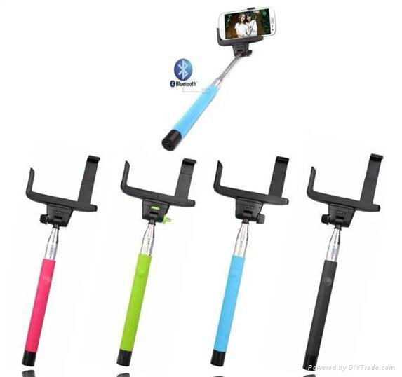 China Wholesale Smart Monopod selfie stick colorful wireless monopod bluetooth s 4