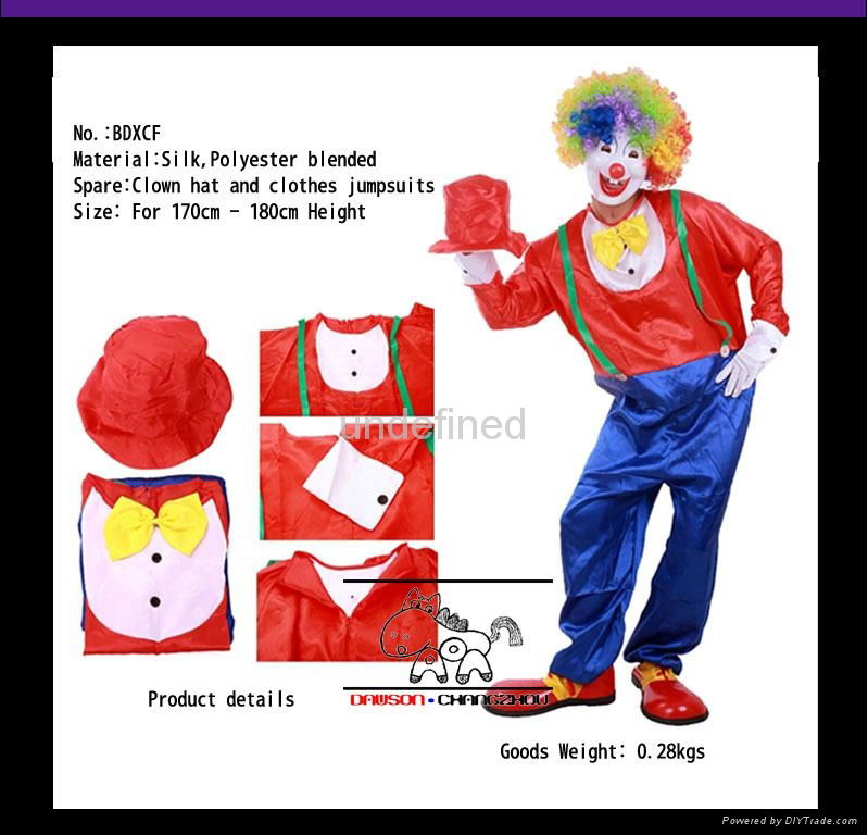 Adult Halloween costumes clowns clown wearing suits 2