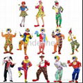 Adult Halloween costumes clowns clown wearing suits 1