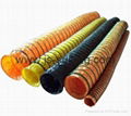 PVC flexible coated fabric ventilation ducting 1