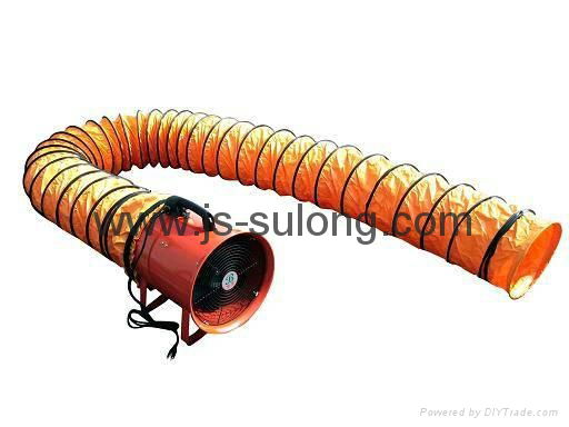 Negative air ventilation hose for underground project 2