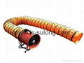 Negative air ventilation hose for underground project 2