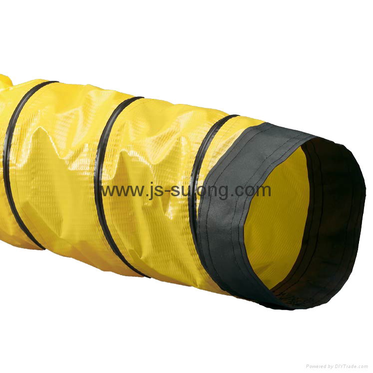 PVC  coated fabric ventilation ducting