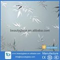 etched frosted patterned glass 5