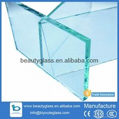 3mm-19mm ulter clear float glass sheet
