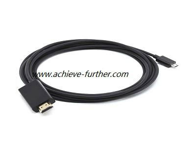 Type a Male to Type D Male High speed HDMI  Cable