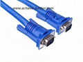 High Quality HD15 Pin Male to Male VGA Cable 1