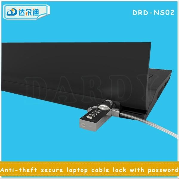 Notebook Security Password Lock with Key 2