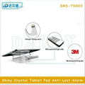 Transparent Clear White Acrylic Alarm iPad Tablet Secure Display Stand Alarm 13