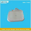 Transparent Clear White Acrylic Alarm iPad Tablet Secure Display Stand Alarm 10