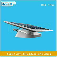 Transparent Clear White Acrylic Alarm iPad Tablet Secure Display Stand Alarm