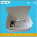 Transparent Clear White Acrylic Alarm iPad Tablet Secure Display Stand Alarm 17