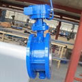 DN250 pn16 triple offset butterfly valve for steam