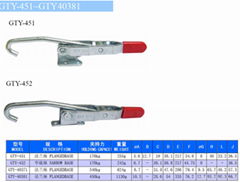 LATCH TYPE J-HOOK TOGGLE CLAMP