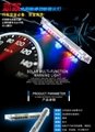 2pcs/lot 20CM 14LEDs Car Solar Flash Lights Led Prevent Rear-end Warning Light C 2