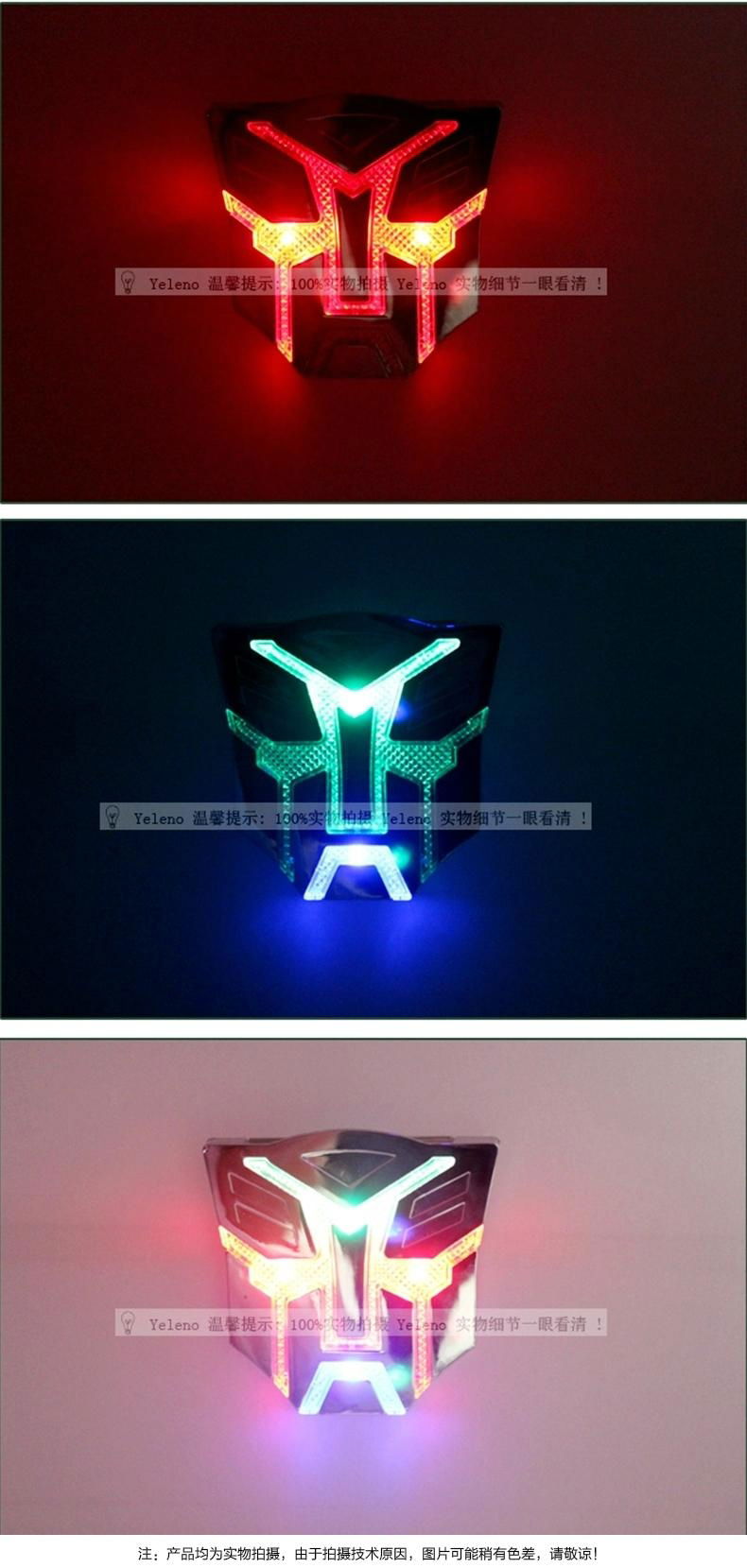  3D Logo Autobot Transformers Car Sticker Emblem Car Styling LED Decepti 2