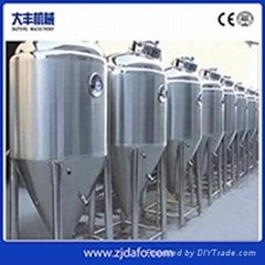 4000L stainless steel 304 double jacket conical fermentation tank