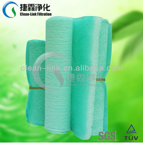 2015 clean-link Best selling 50mm-100mm Spray Booth Filter Roll Media 2