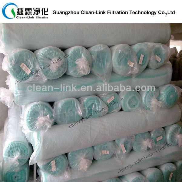 2015 clean-link Best selling 50mm-100mm Spray Booth Filter Roll Media 5