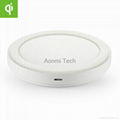 circle china supplier QI wireless charger for mobile phone with factory price  3