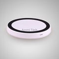 circle china supplier QI wireless charger for mobile phone with factory price  4