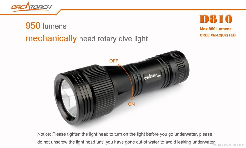 ORCATORCH D810 3