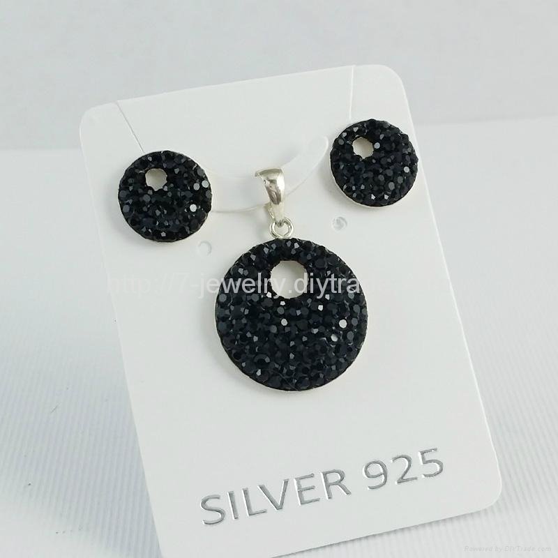 czech rhinestone jewelry sets made of sterling silver 4