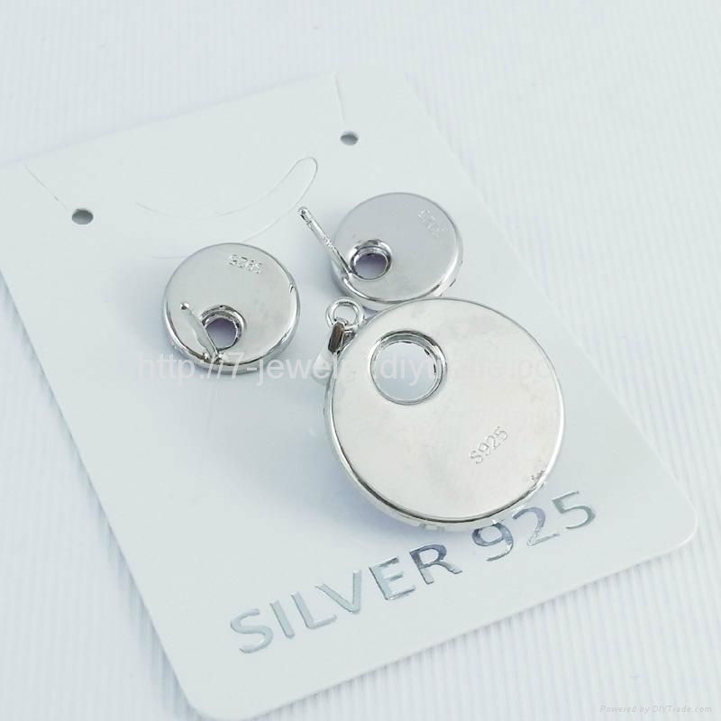 czech rhinestone jewelry sets made of sterling silver 3
