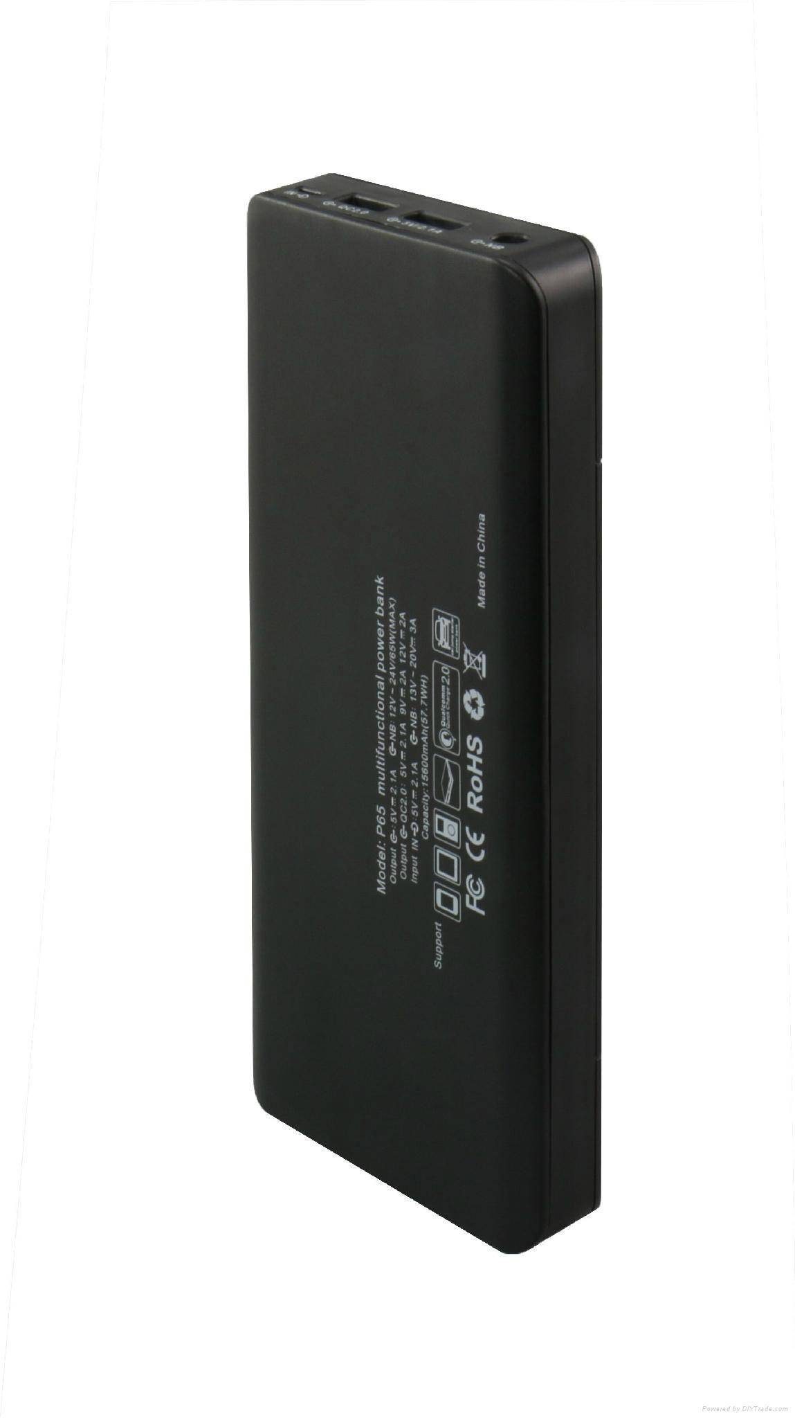 Universal portable power bank 15600mAh for laptop 4