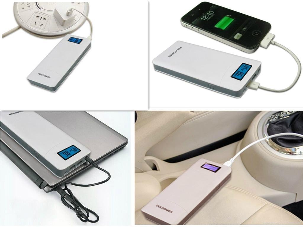 QC 2.0 quick charge power bank 15600mAh for notebook  5