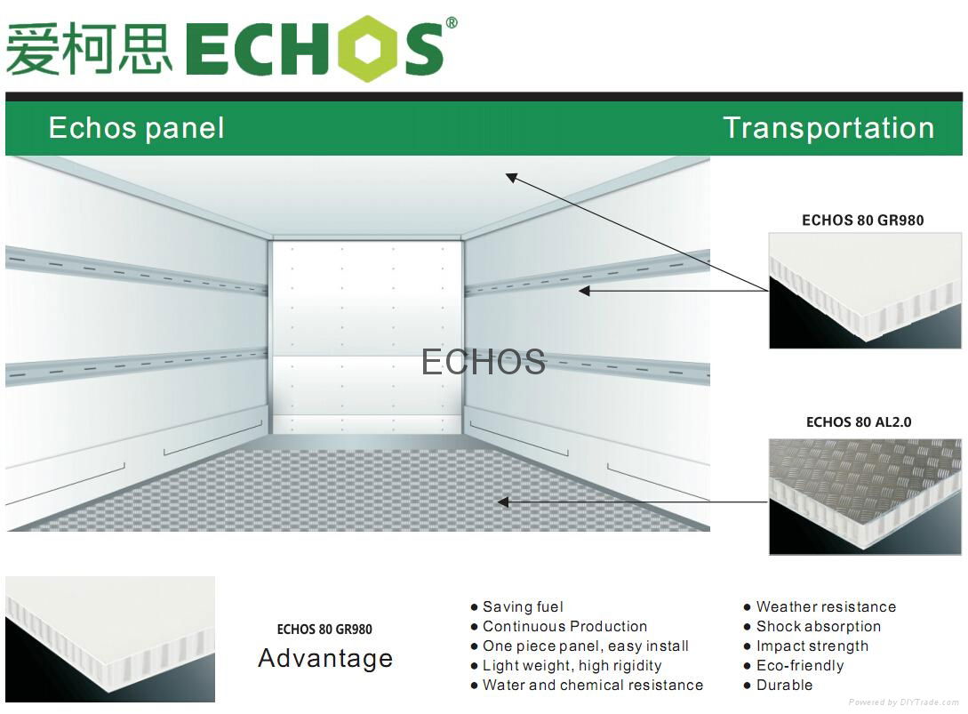 pp&glassfiber honeycomb panel used for trunk floor 2