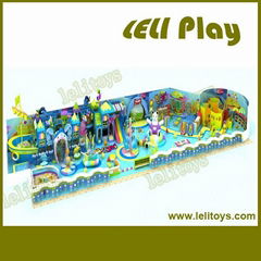 LL-I05 Newly Inclusive Funny Kids Plastic Indoor Playground Equipment