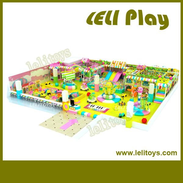 LL-I05 Newly Inclusive Funny Kids Plastic Indoor Playground Equipment 2