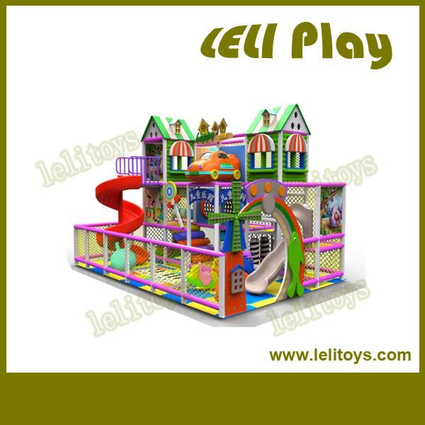 LL-I05 Newly Inclusive Funny Kids Plastic Indoor Playground Equipment 3