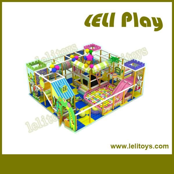 LL-I05 Newly Inclusive Funny Kids Plastic Indoor Playground Equipment 4