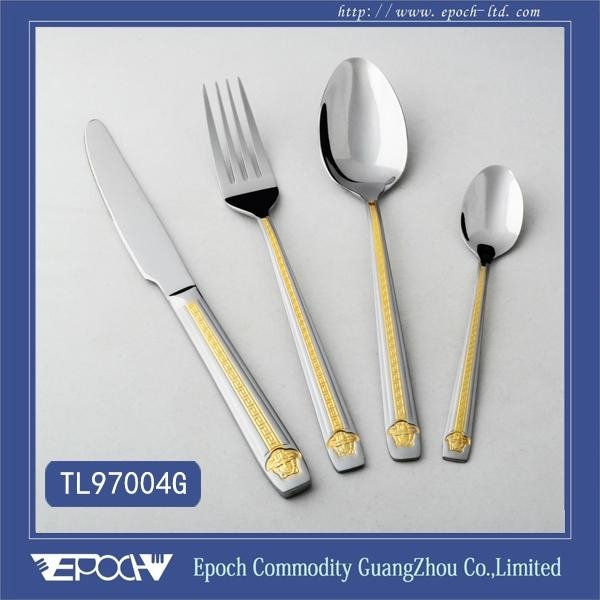 Epoch Manufactured Gold Plated Cutlery Set 201#